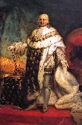 Pierre-Narcisse Guerin Portrait of Louis XVIII of France oil